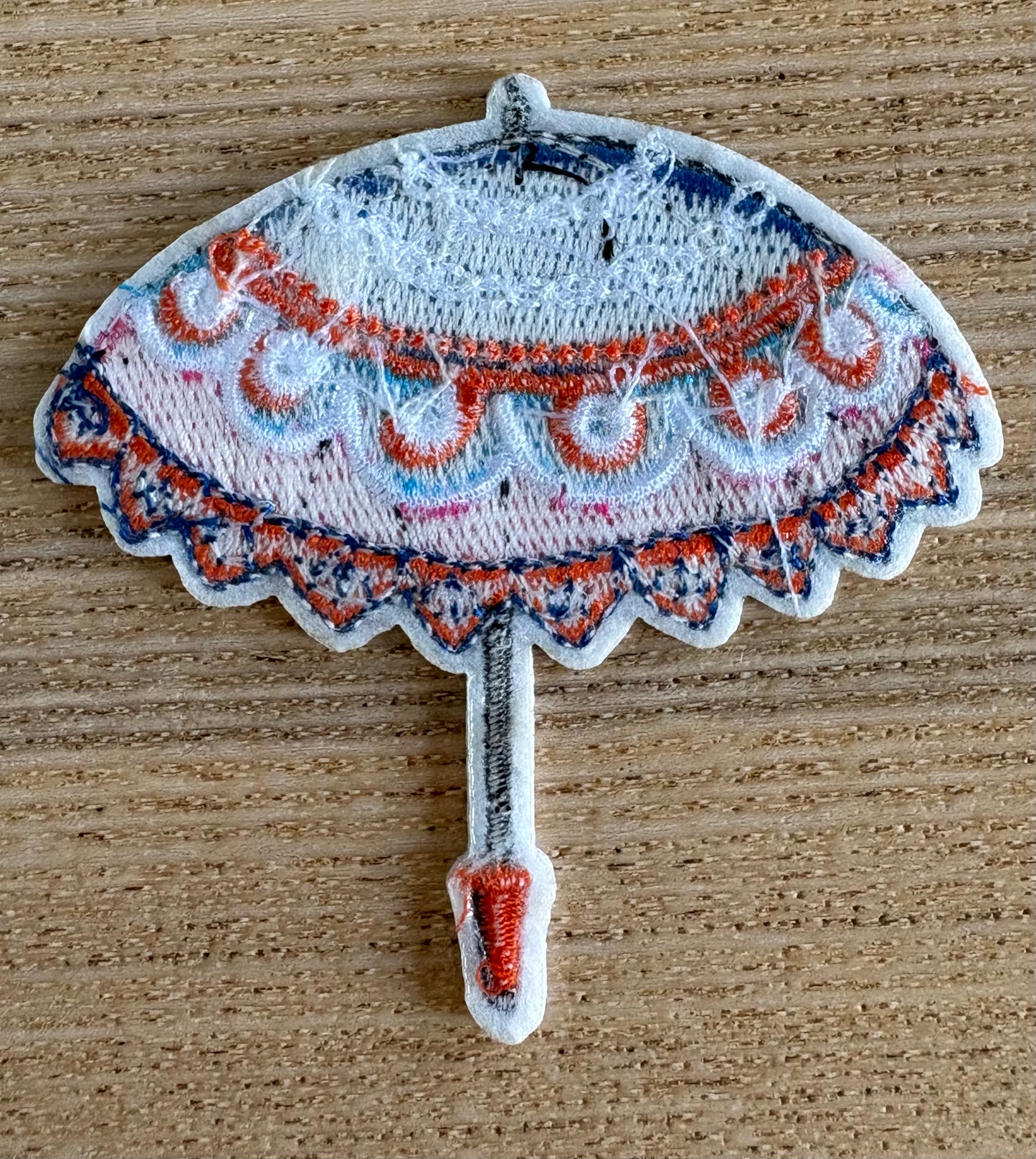 écusson brodé - Ombrelle / Parasol bohème coloré