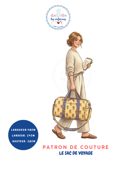 patron de couture le sac de voyage "Lola"
