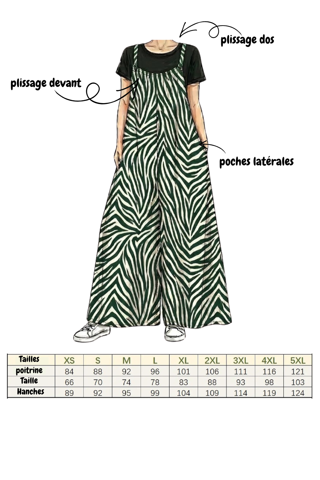 Patron de couture la salopette Joy L-XL