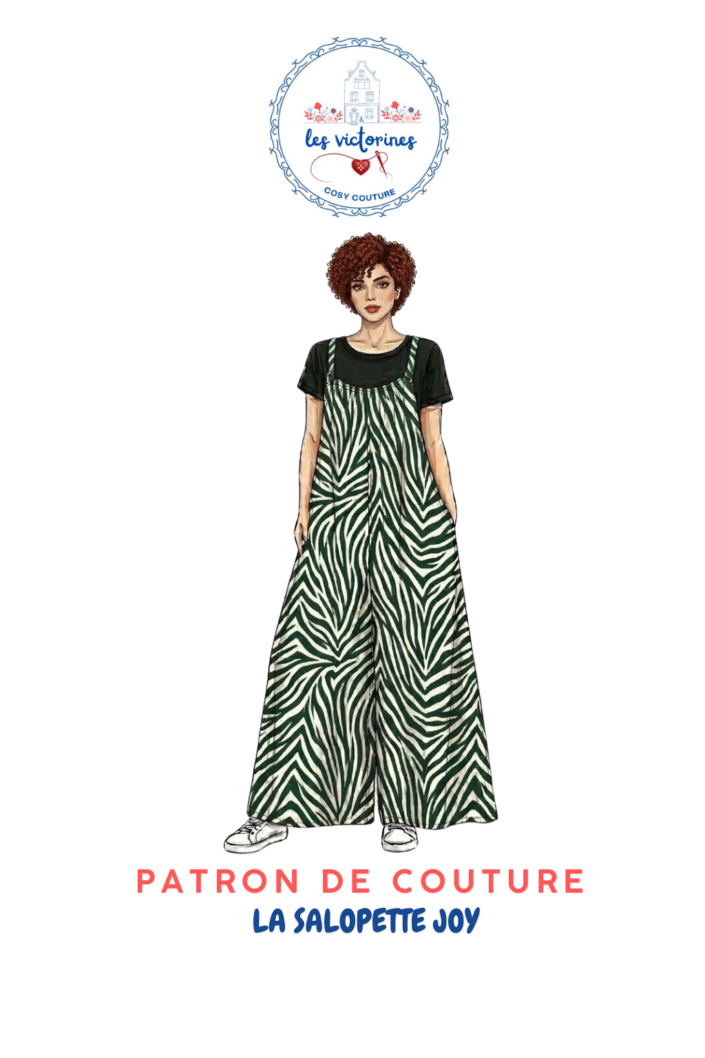 Patron de couture la salopette Joy L-XL