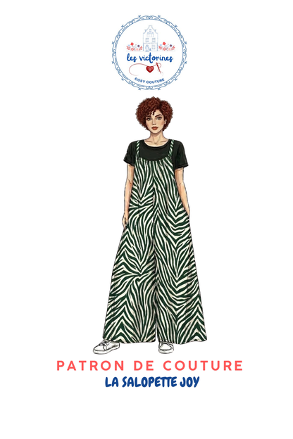 Patron de couture la salopette Joy L-XL
