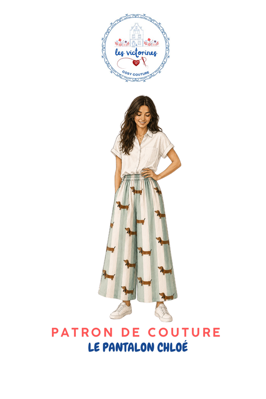 patron de couture pantalon Chloé