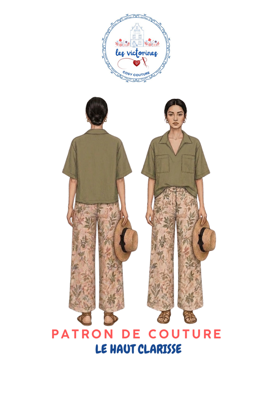 Patron de couture le haut Clarisse