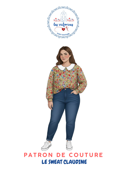 Patron de couture sweat Claudine