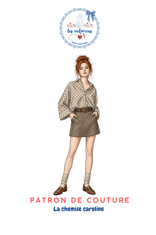 patron de couture chemise caroline