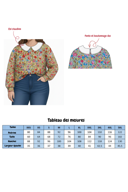Patron de couture sweat Claudine