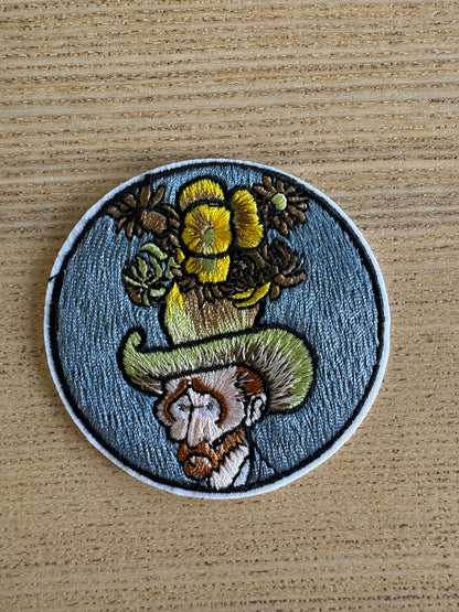 écusson " inspiré des tournesols" de Van Gogh