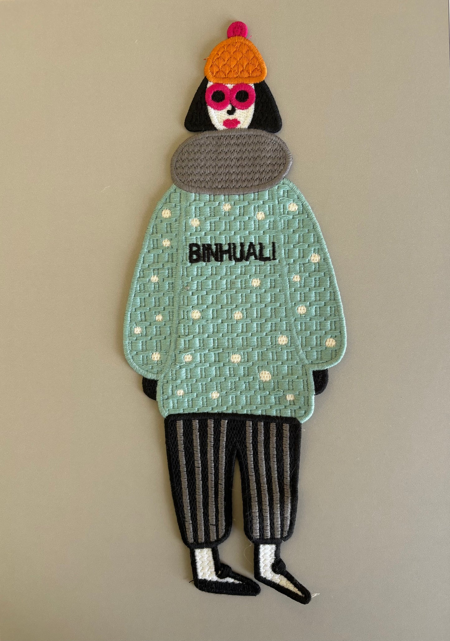 Grand patch brodé "snow"