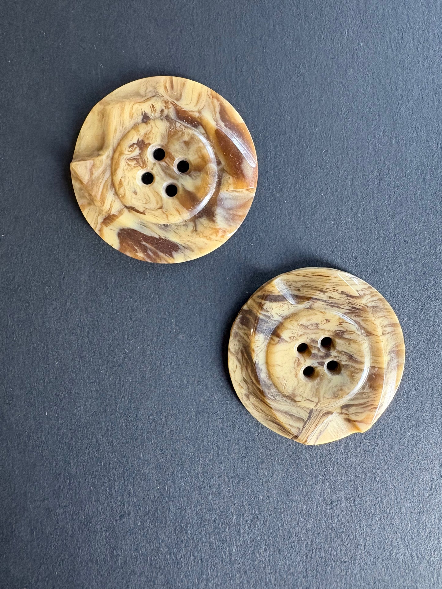 Bouton vintage marbré