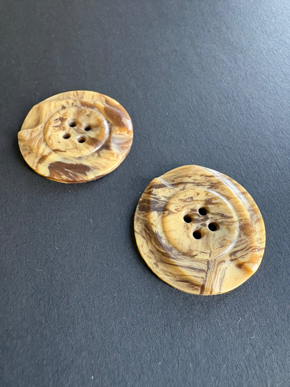 Bouton vintage marbré