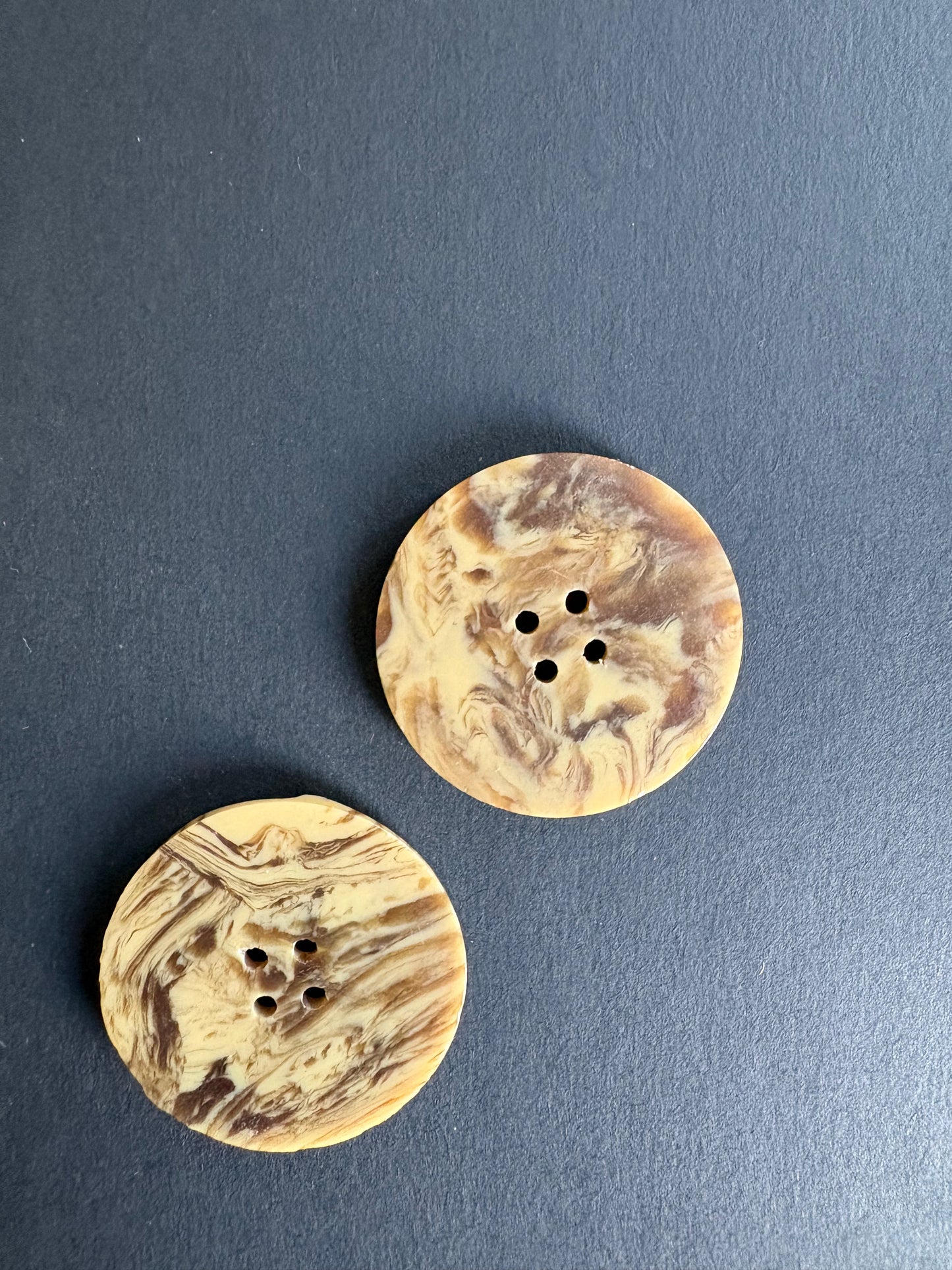 Bouton vintage marbré