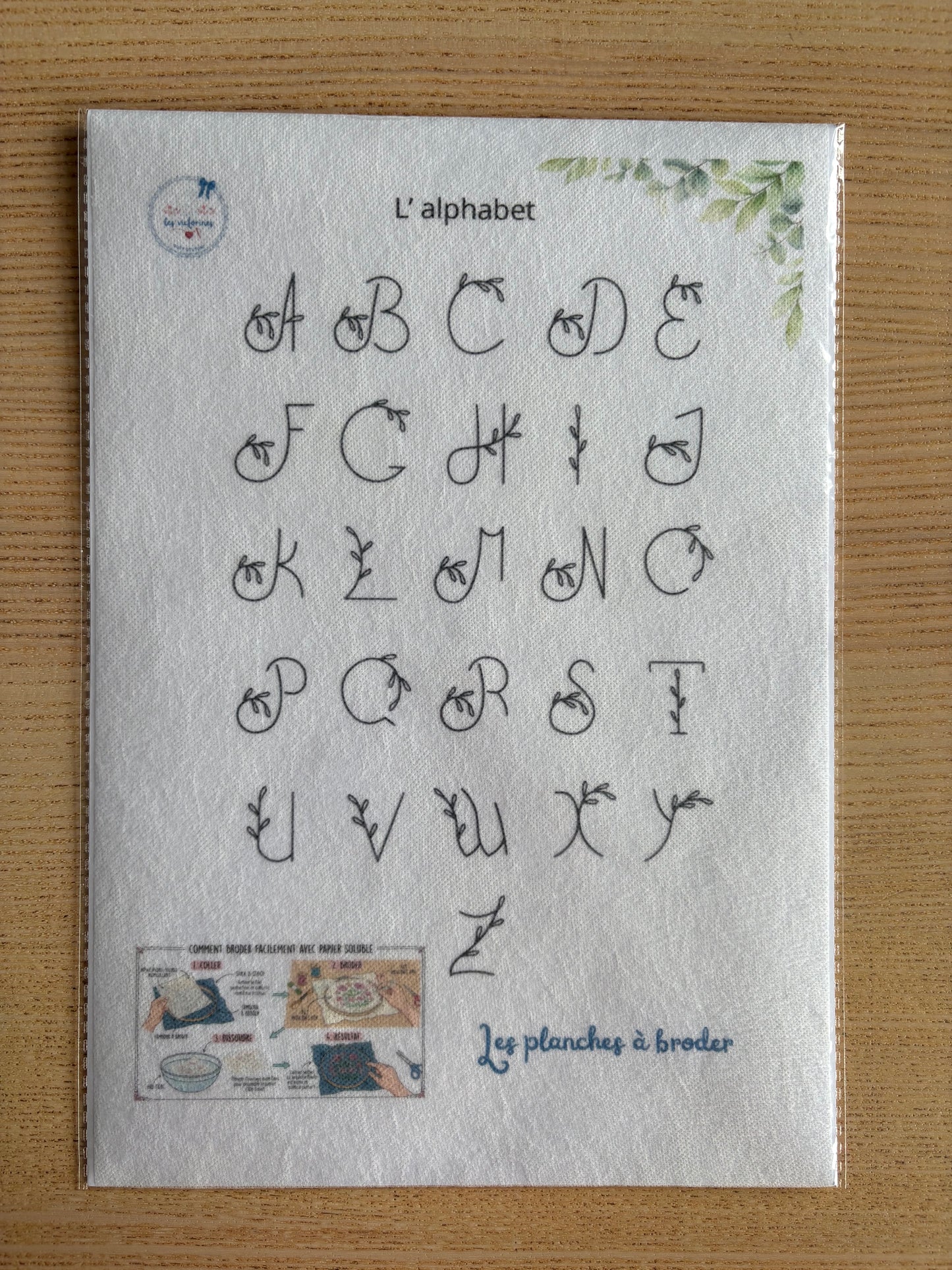 Planches à broder " Alphabet"