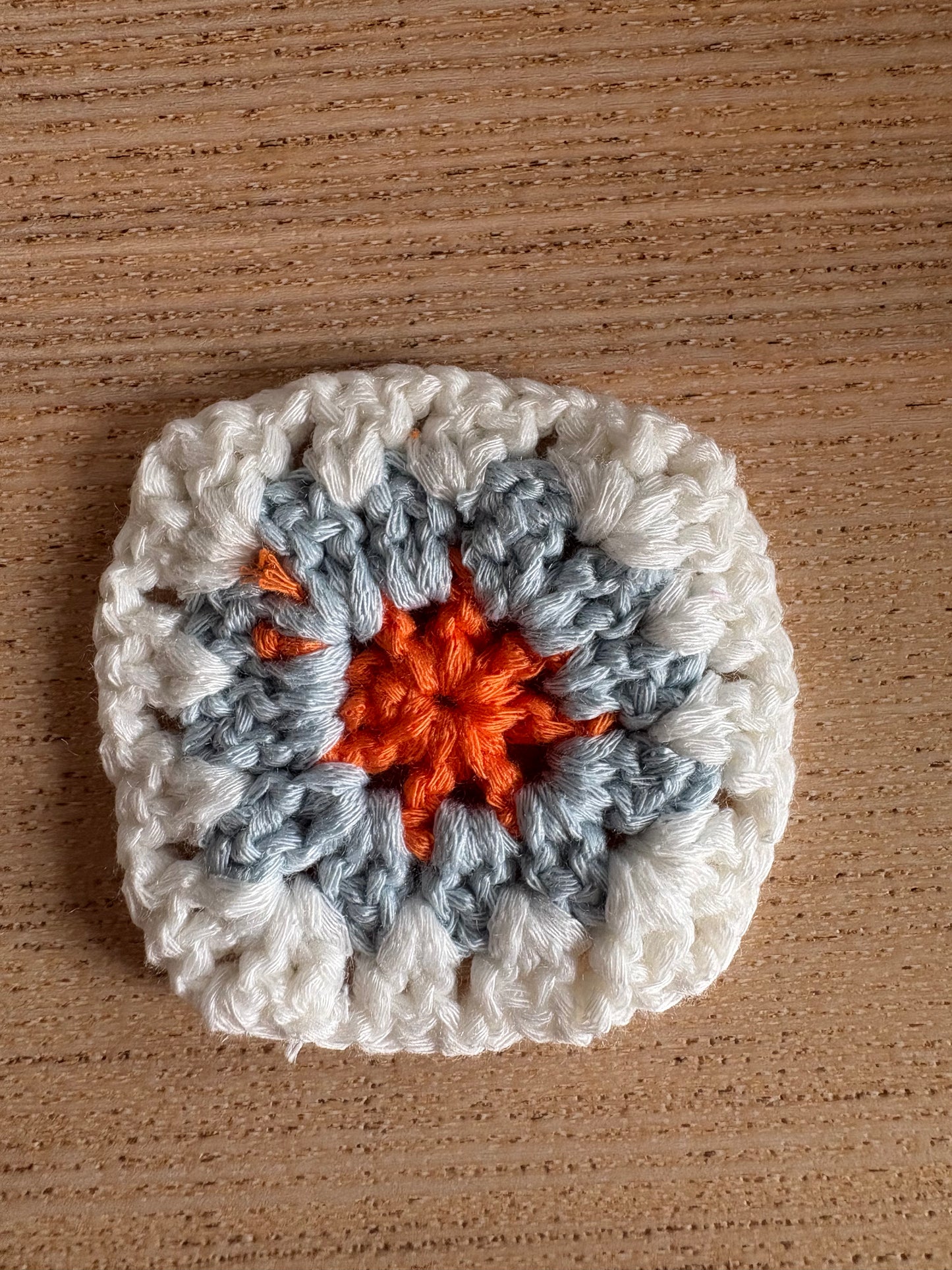 Granny square "Blanc"
