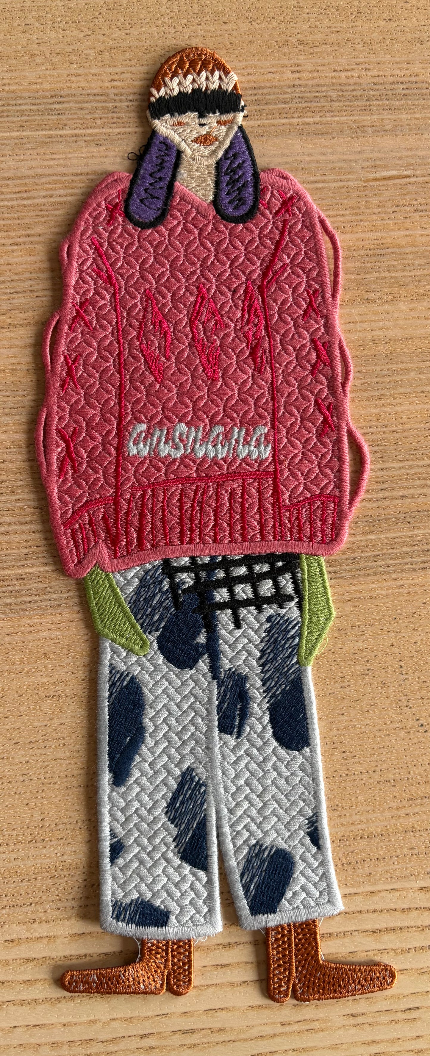Grand patch " look hiver cosy"