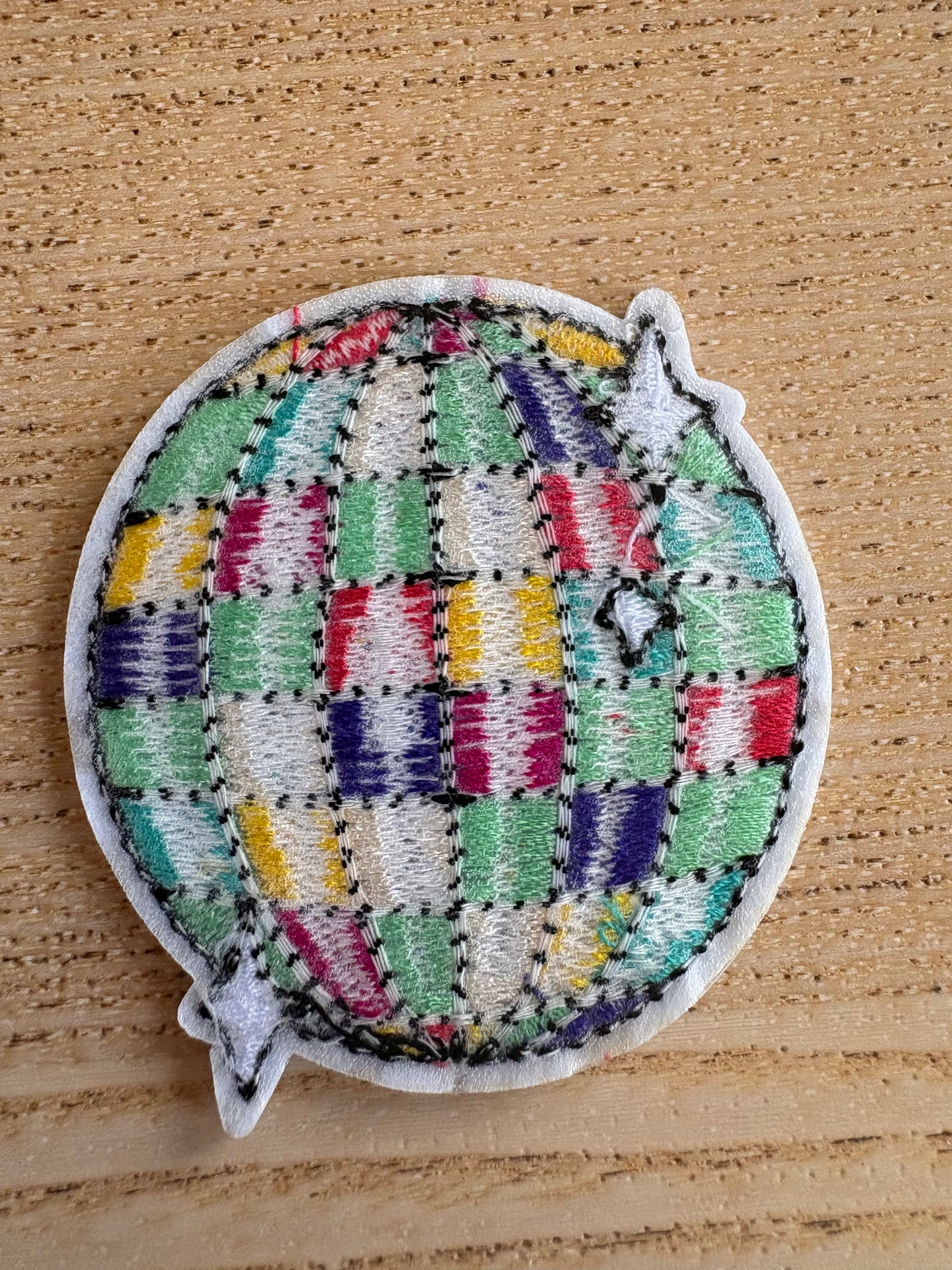Écusson brodé " Boule disco"