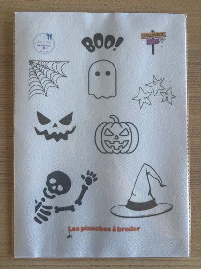 Planche à broder " Halloween"