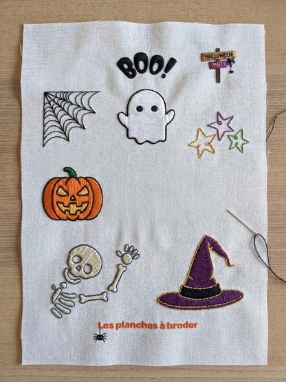 Planche à broder " Halloween"