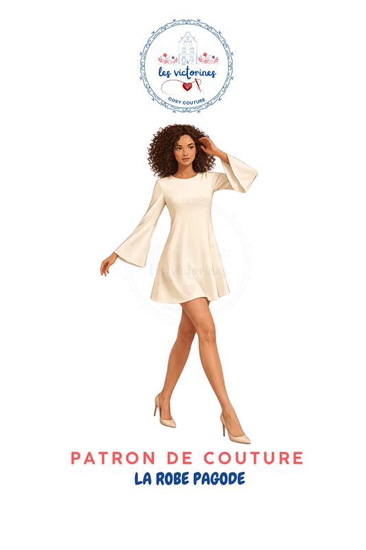 Le patron de couture la robe pagode